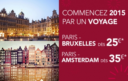 Thalys : vente flash billets de train pour cet hiver, à partir de 25 €