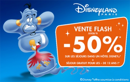Disneyland® Paris : vente flash séjours, entrées aux 2 parcs incluses, jusqu'à - 50%
