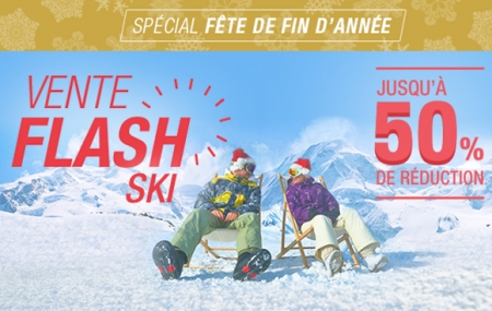Ski : vente flash Noël 8j/7n en location ou package, jusqu'à - 50%