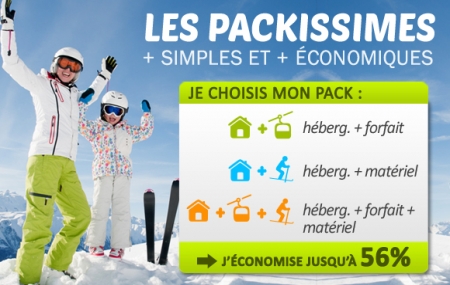 Ski : promo packages tout compris 8j/7n, jusqu'à - 56%