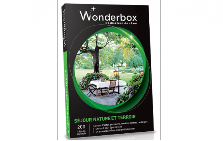 Wonderbox : coffret week-end nature et terroir en France, dîner inclus