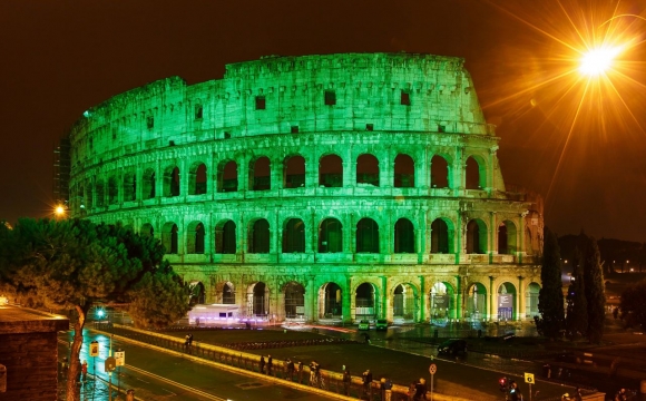 10 monuments aux couleurs de la Saint-Patrick - Le Colisée, Rome
