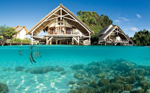 8 hôtels de rêve sur pilotis - Misool Eco Resort, Raja Ampat