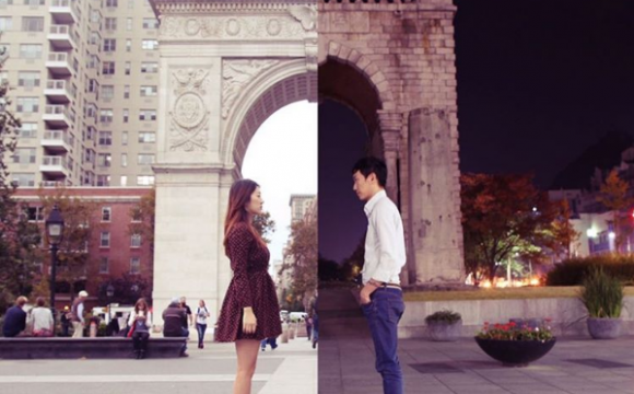 Entre Séoul et New-York, un couple prolonge sa romance - De Time Square à l'Independance Gate...