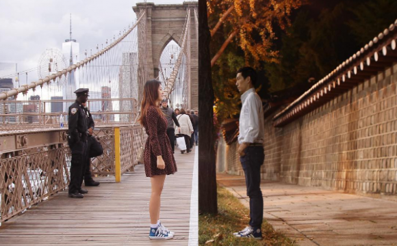 Entre Séoul et New-York, un couple prolonge sa romance - Une balade...