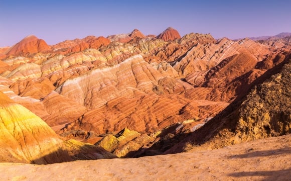 10 lieux surnaturels dans le monde - Le relief de Danxia dans le Gansu