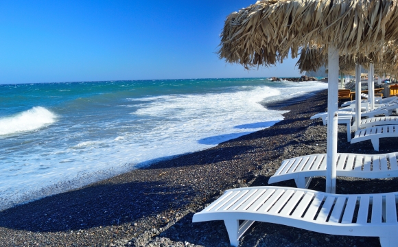 Activités à faire à Santorin - Observer le coucher de soleil depuis la plage