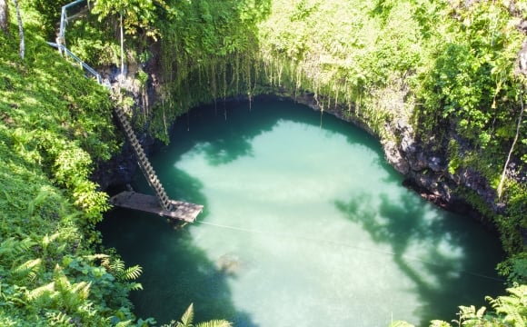 12 endroits pour nager dans l'eau turquoise - To Sua Ocean Trench, Upolu