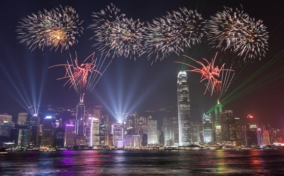 Les 10 plus beaux feux d'artifice du monde - Hong Kong