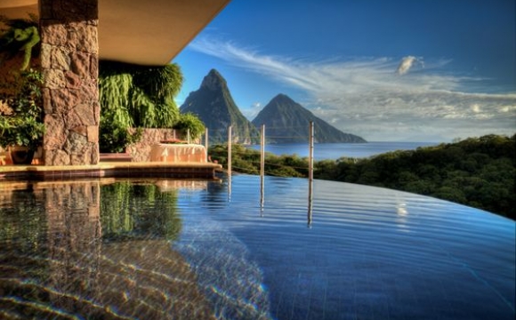 10 hôtels à tester au moins une fois dans sa vie - Le Jade Mountain, Sainte-Lucie