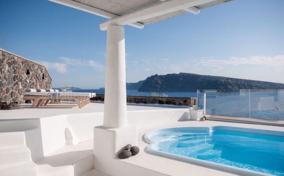 10 hôtels romantiques à Santorin - Une villa à Oia