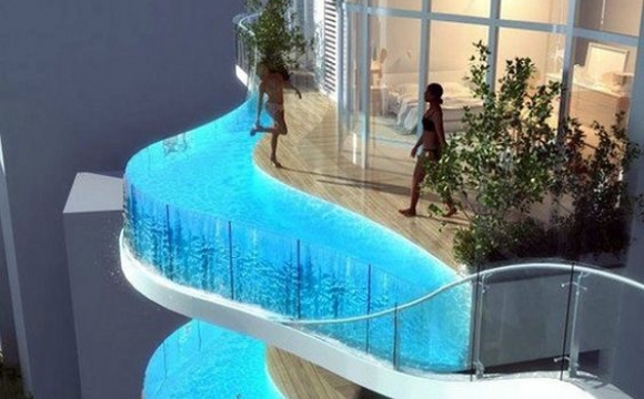 10 piscines de rêve vues sur Pinterest - Parinee Ism Tower by James Law Cybertecture