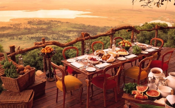 10 restaurants situés dans des endroits sensationnels - And Beyond Ngorongoro Crater Lodge