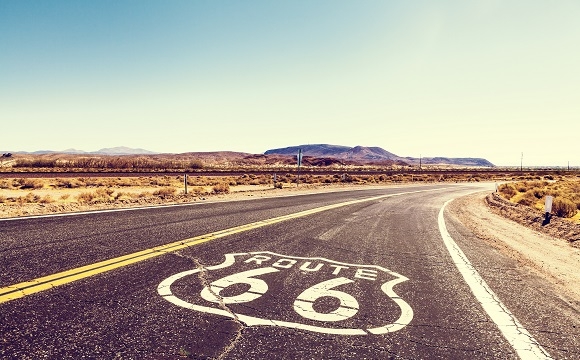 Les 10 plus belles routes au monde à faire en moto - La célèbre route 66