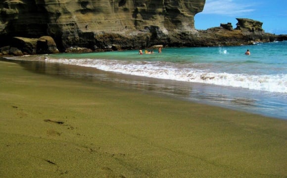 Les 10 plages les plus insolites au monde - Après le noir, le sable vert d'Hawaï