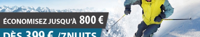 Madame Vacances : dernière minute ski, locations 8j/7n en résidences 3*, jusqu'à - 69% Madame Vacances : dernière minute ski, locations 8j/7n en résidences 3*, jusqu'à - 69%