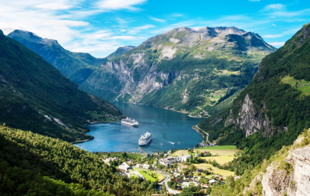 Norvège: circuit été 8j/7n en hôtels + pension selon programme + visite + excursion + croisières + vols
